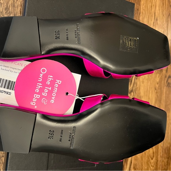 NEW unworn, box and dust bag YSL tribute slides in RARE limited edition pink - Picture 2 of 5